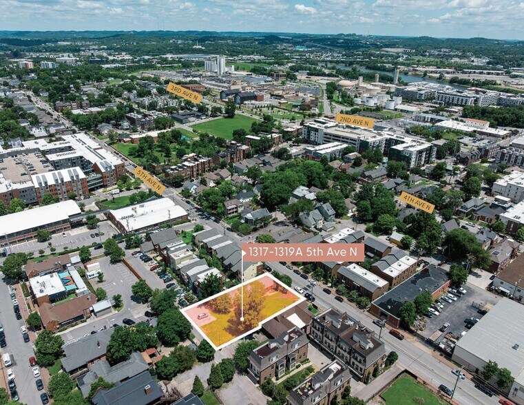 More Photos Of 1317-1319A 5th Ave N Ave, Nashville Land For Sale
