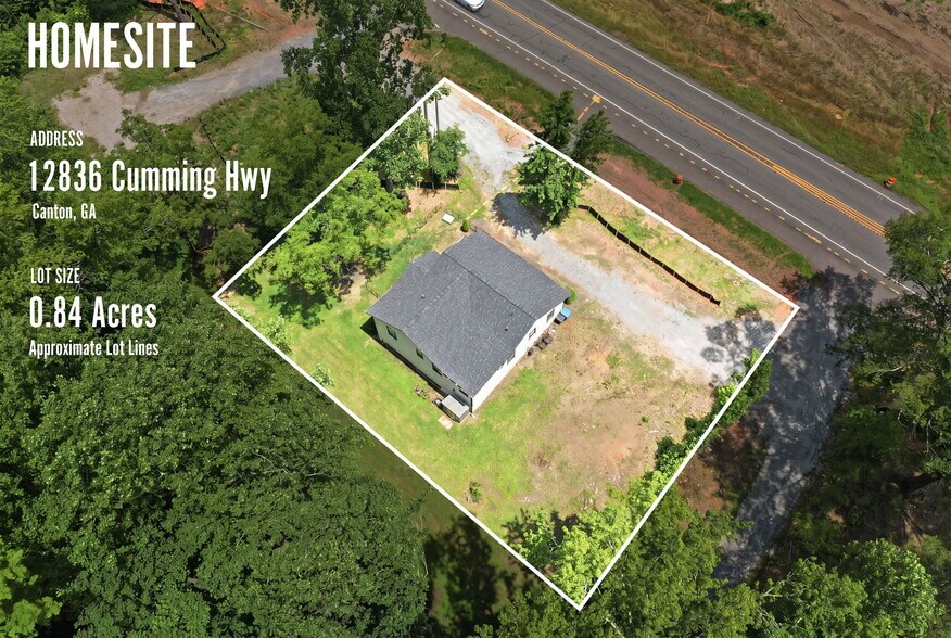 Primary Photo Of 12836 Cumming Hwy, Canton Flex For Sale
