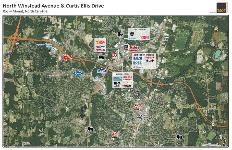 More Photos Of Winstead Avenue & Curtis Ellis Drive, Rocky Mount Land For Lease