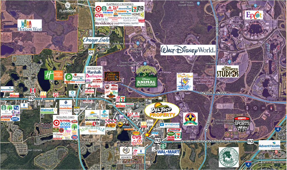 More Photos Of 7531 W US 192, Kissimmee Fast Food For Sale