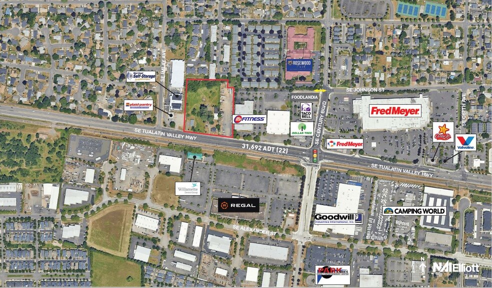 Primary Photo Of 5887-6005 SE Tualatin Valley Hwy, Hillsboro Land For Lease