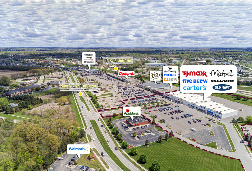 More Photos Of 18055-18105 Silver Pky, Fenton Storefront For Lease