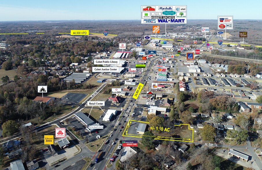 Primary Photo Of 502 W Main St, Cabot Land For Lease