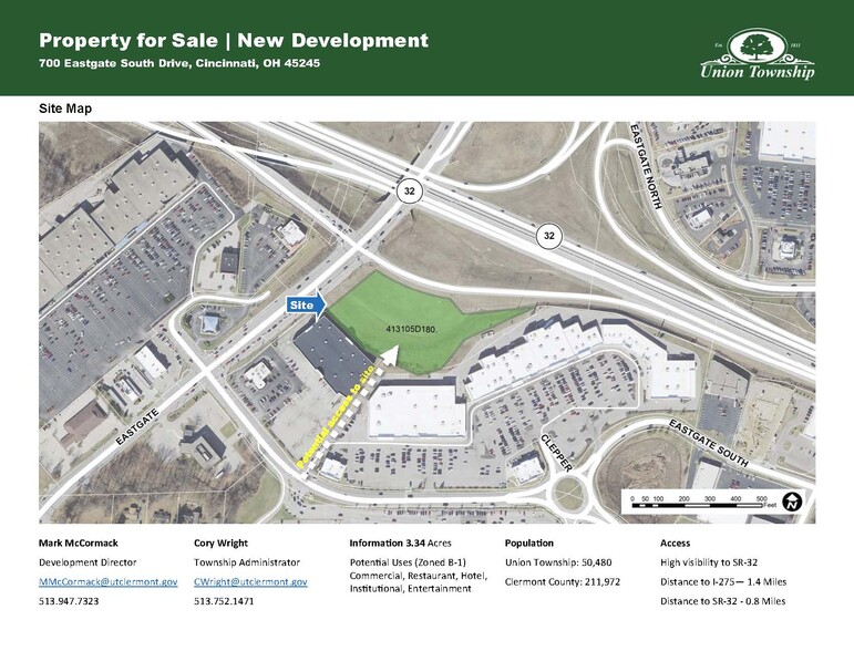 Primary Photo Of 700 Eastgate South Dr, Cincinnati Land For Sale