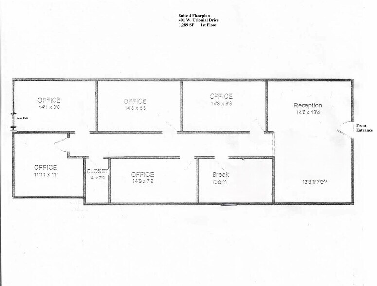 More Photos Of 401 W Colonial Dr, Orlando Office For Lease