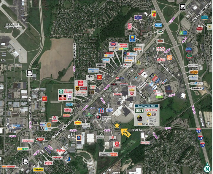 More Photos Of 4303-4351 E Towne Way, Madison General Retail For Sale