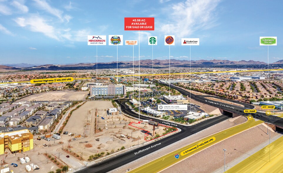 More Photos Of NEC Stufflebeam Ave. & Vitality Dr., Henderson General Retail For Lease