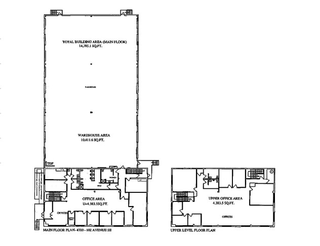 More Photos Of 4700 & 4702 102 Av SE, Calgary Distribution For Lease