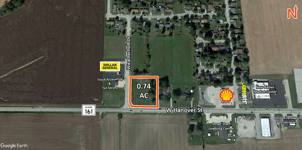 Primary Photo Of 540 W Hanover St, New Baden Land For Sale