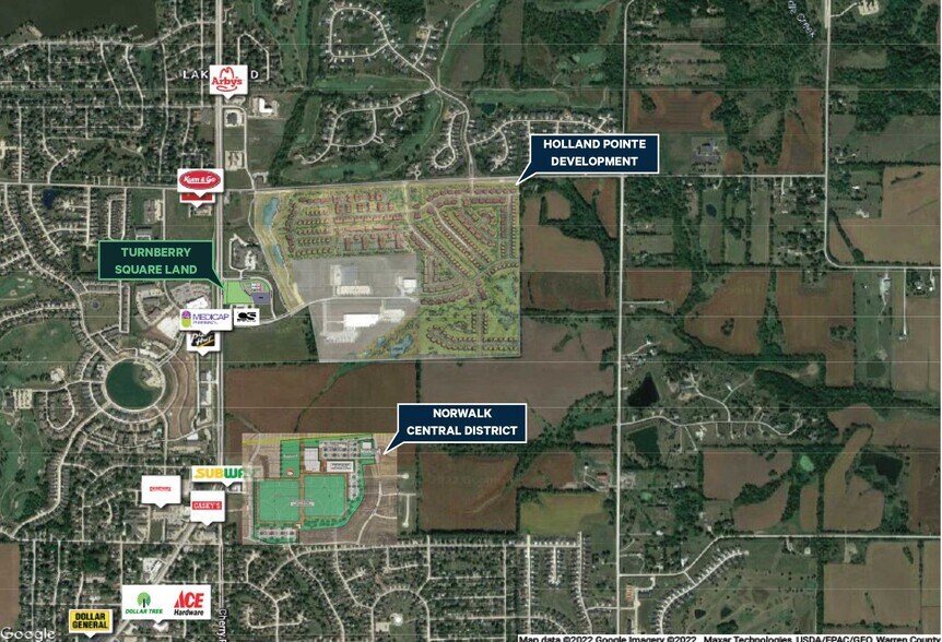 More Photos Of Highway 28 & Turnberry Drive, Norwalk Land For Sale