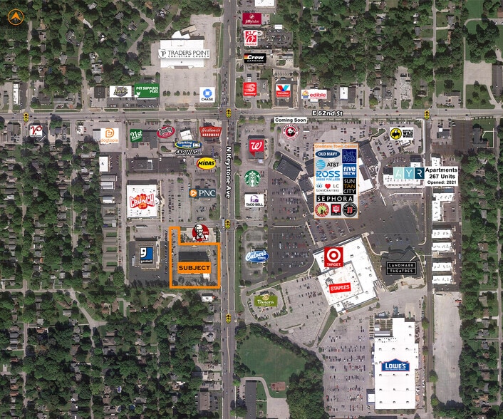 More Photos Of 6100 N Keystone Ave, Indianapolis General Retail For Lease