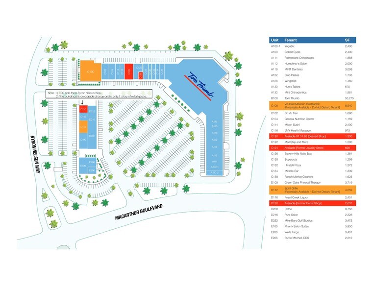 More Photos Of 4000-4040 N MacArthur Blvd, Irving Unknown For Lease