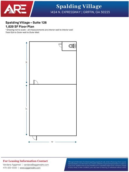 More Photos Of 100 Spalding Square, Griffin Unknown For Lease