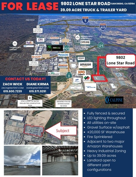 More Photos Of 9802 Lone Star Rd, San Diego Warehouse For Lease