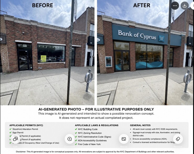 More Photos Of 33-05 Francis Lewis Blvd, Flushing Storefront For Lease