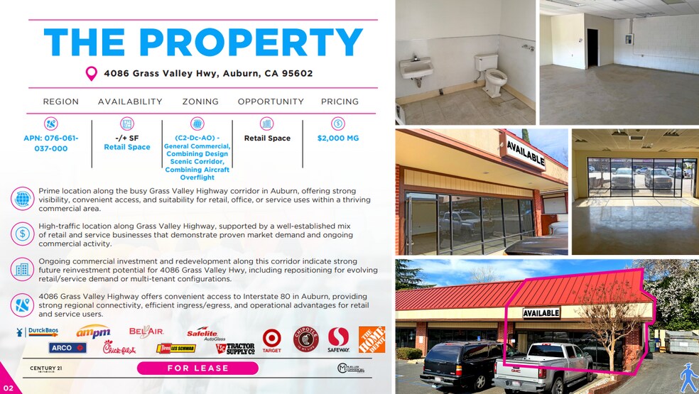 More Photos Of 4076-4086 Grass Valley Hwy, Auburn Storefront Retail Office For Lease