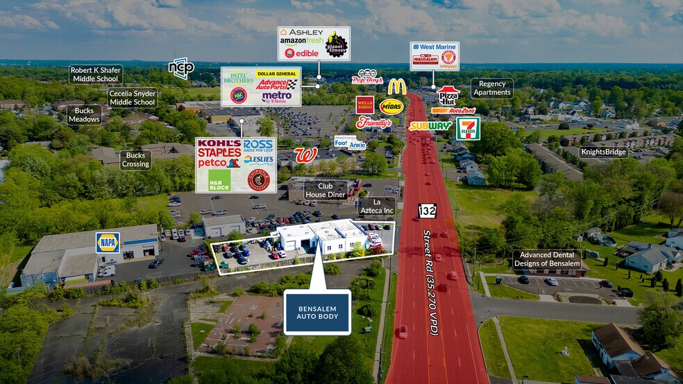 More Photos Of 2531 Street Rd, Bensalem Auto Repair For Sale