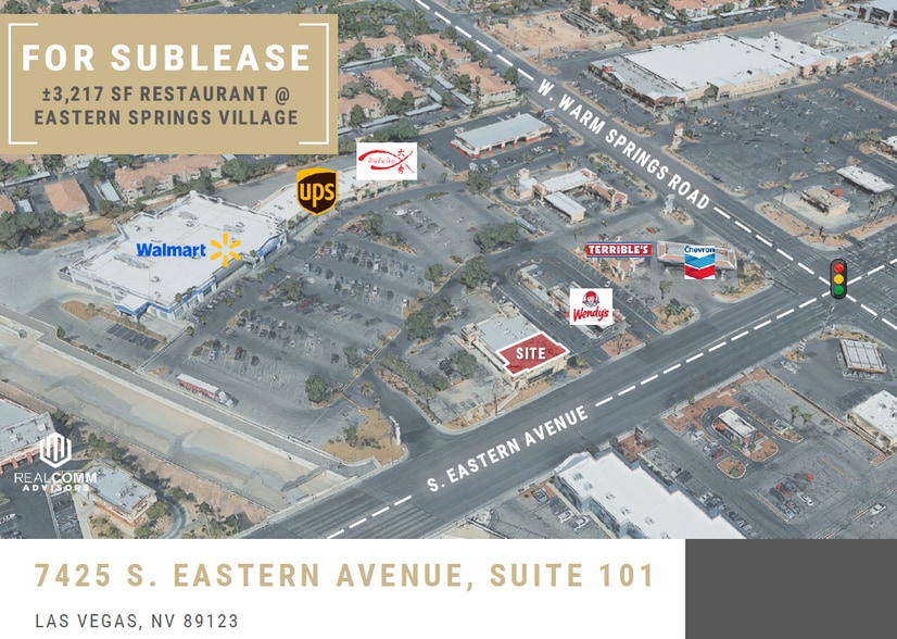 Primary Photo Of 7425 S Eastern Ave, Las Vegas Freestanding For Lease