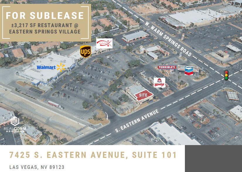 More Photos Of 7425 S Eastern Ave, Las Vegas Freestanding For Lease