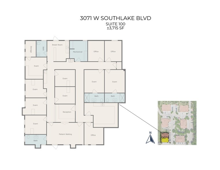 More Photos Of 3071 W Southlake Blvd, Southlake Medical For Lease