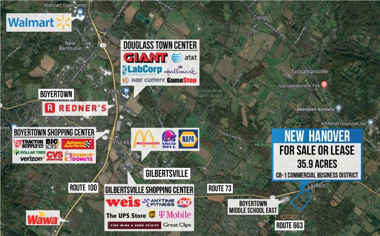 More Photos Of N Charlotte Street & Big Rd, Gilbertsville Land For Lease
