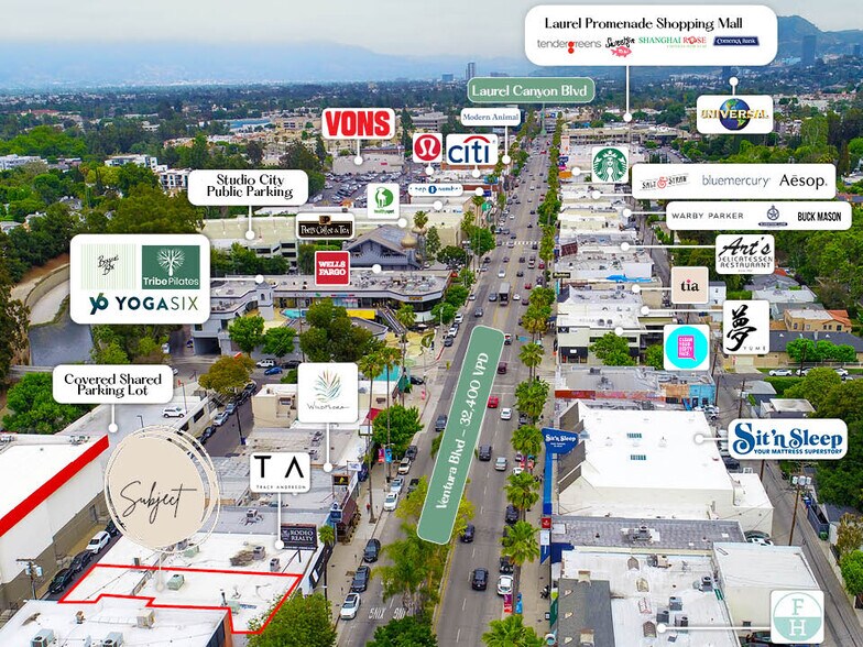 More Photos Of 12345 Ventura Blvd, Studio City Storefront Retail Office For Lease