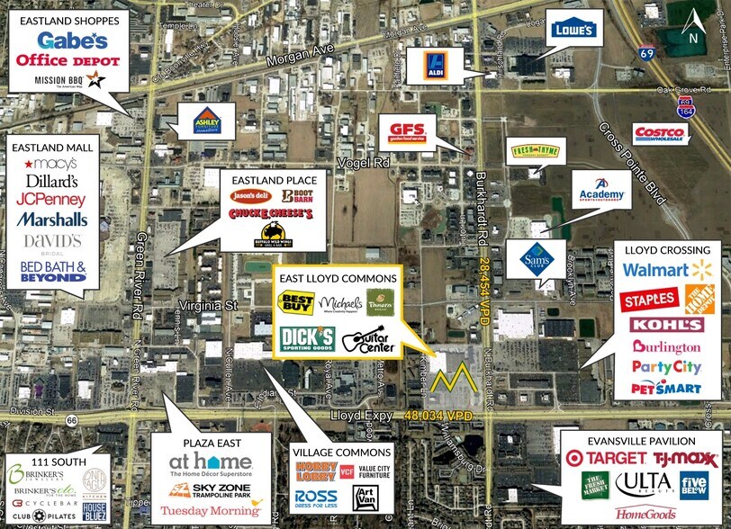 More Photos Of 6220-6300 E LLoyd Expy, Evansville Unknown For Lease