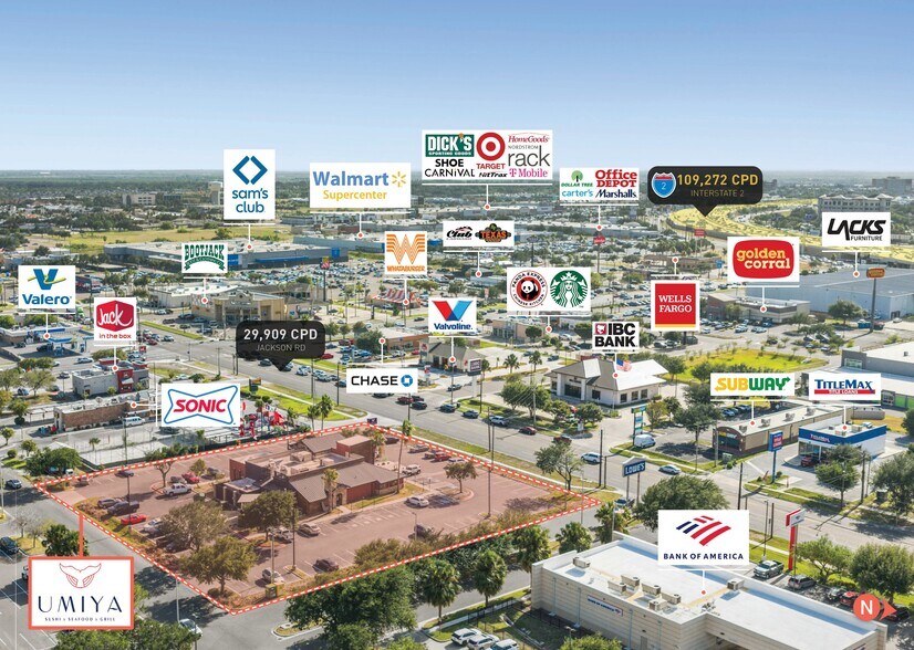 More Photos Of 601 S Jackson Rd, Pharr Restaurant For Sale