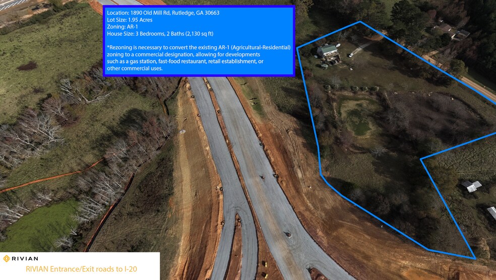 More Photos Of 1890 Old Mill Rd, Rutledge Land For Sale