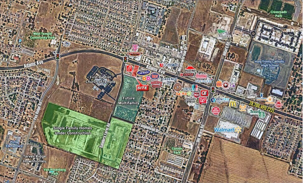 More Photos Of 7511 Adams Ave, Temple Land For Lease