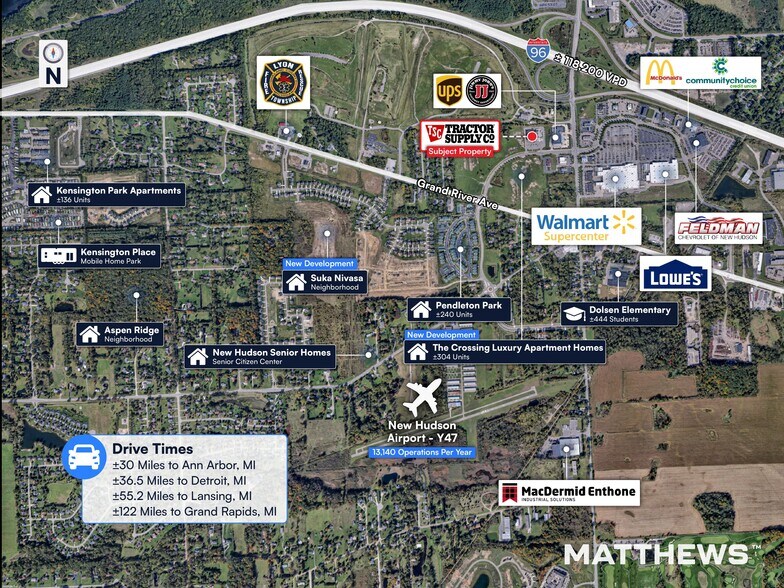 More Photos Of 57184 Lyon Center Dr, New Hudson Freestanding For Sale