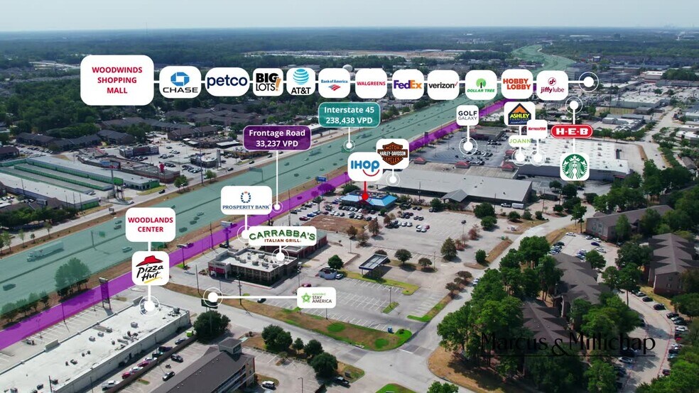 Primary Photo Of 25619 N I-45, Spring Restaurant For Sale