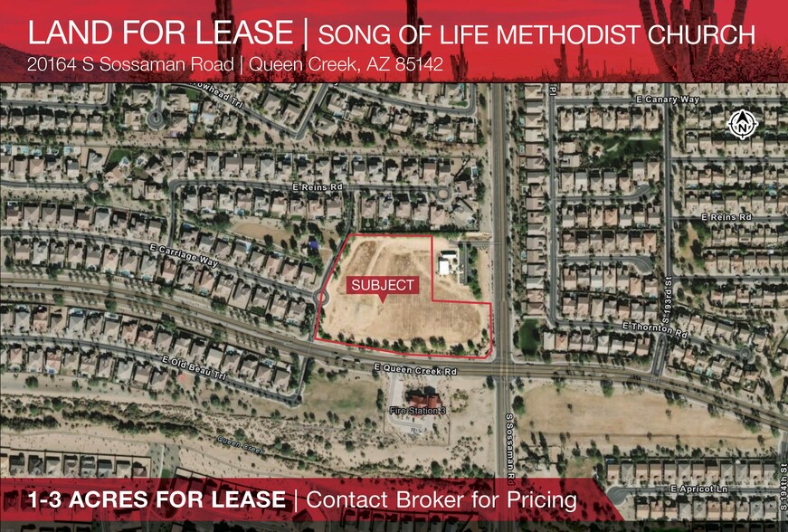 Primary Photo Of NW Queen Creek & Sossaman Rd, Queen Creek Land For Lease