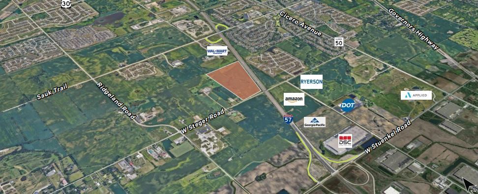 Primary Photo Of W Steger rd @ I-57, Richton Park Land For Sale