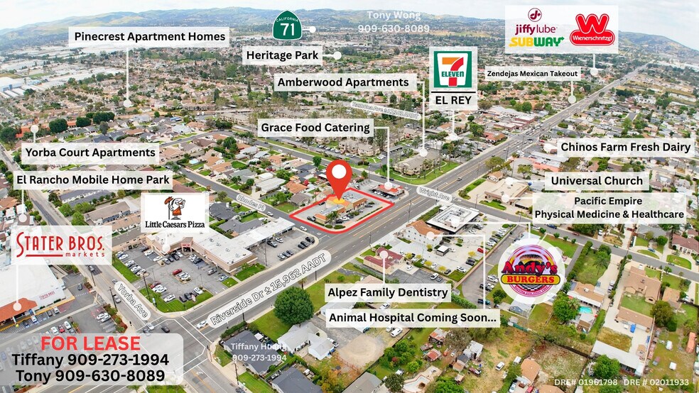 More Photos Of 4625-4637 Riverside Dr, Chino General Retail For Lease