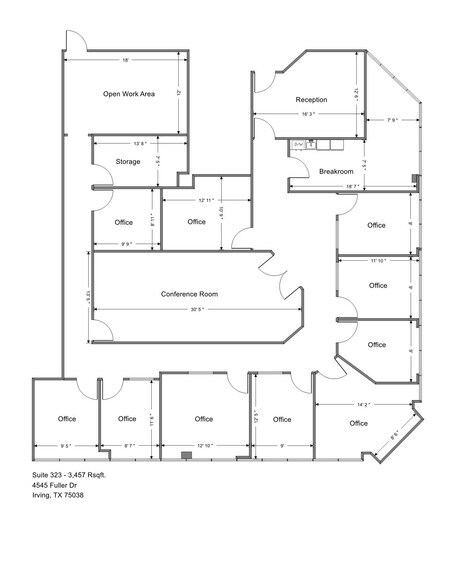 More Photos Of 4545 Fuller Dr, Irving Office Residential For Lease