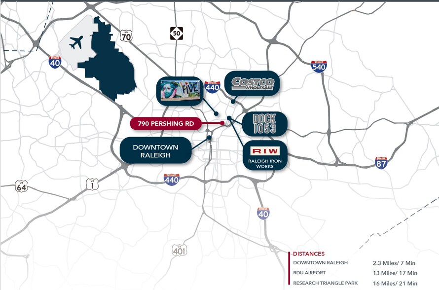 More Photos Of 790 Pershing Rd, Raleigh Office For Lease