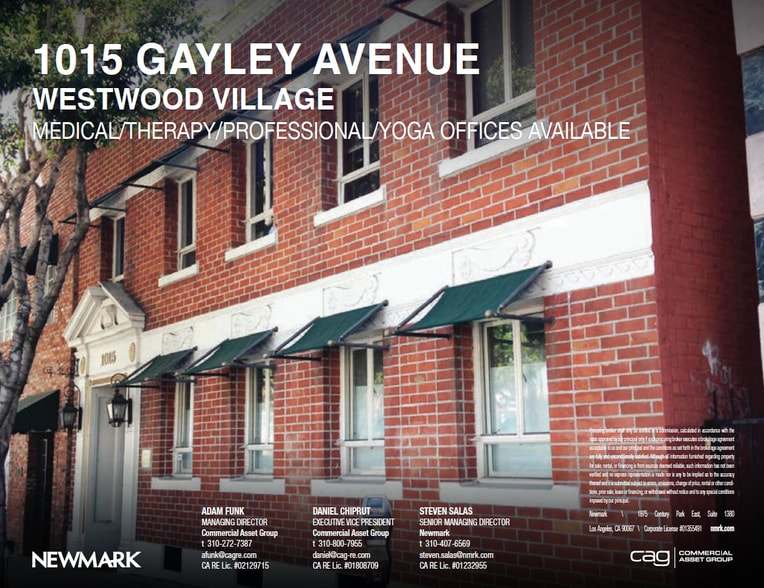 Primary Photo Of 1015 Gayley Ave, Los Angeles Medical For Lease