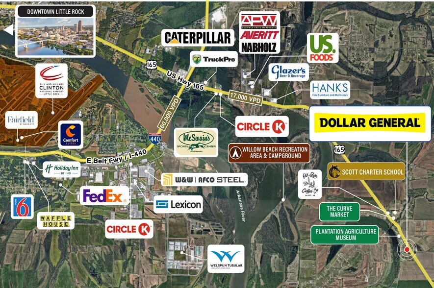 More Photos Of 12994 US-165, Scott Storefront For Sale