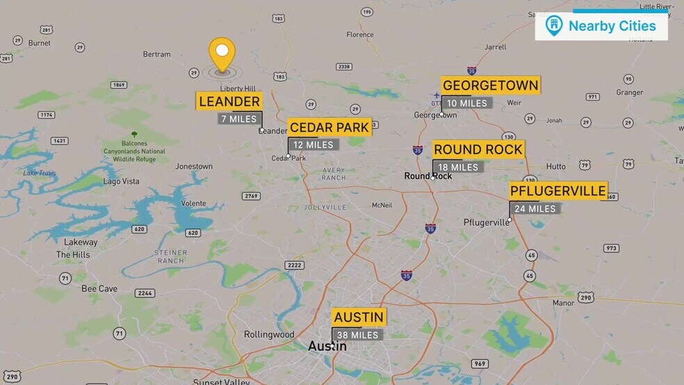 More Photos Of 1625 County Road 201, Liberty Hill Land For Sale