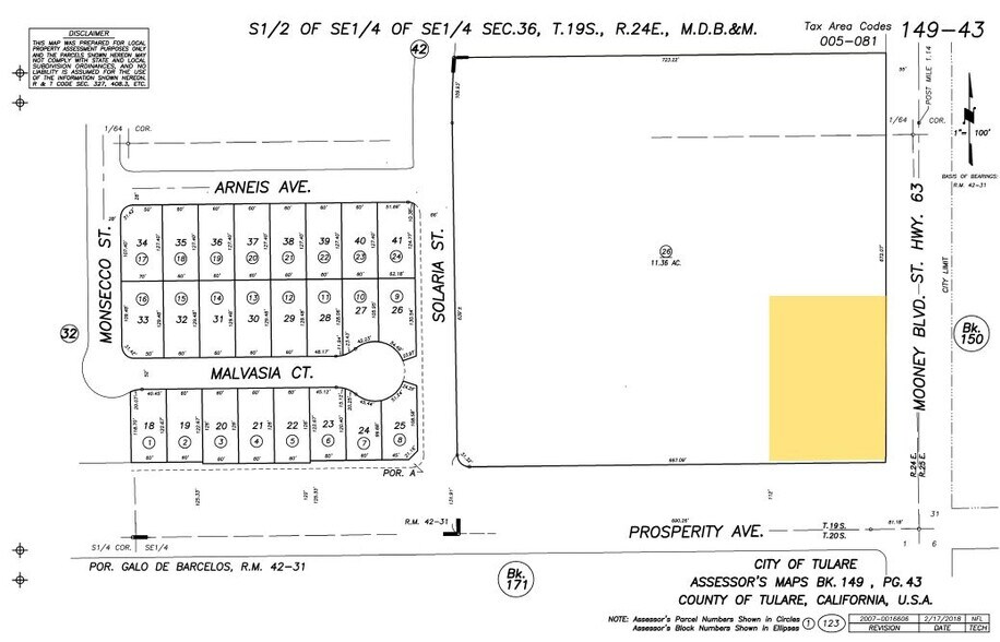 More Photos Of N Mooney Blvd & Prosperity Ave, Tulare Land For Lease