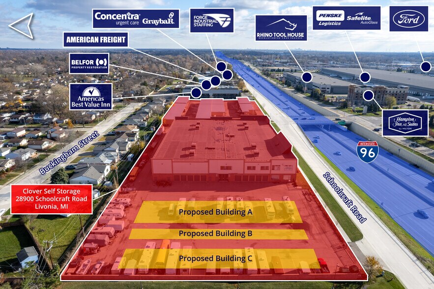 More Photos Of 28900 Schoolcraft Rd, Livonia Self Storage For Sale