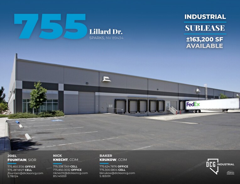 Primary Photo Of 755 Lillard Dr, Sparks Warehouse For Lease