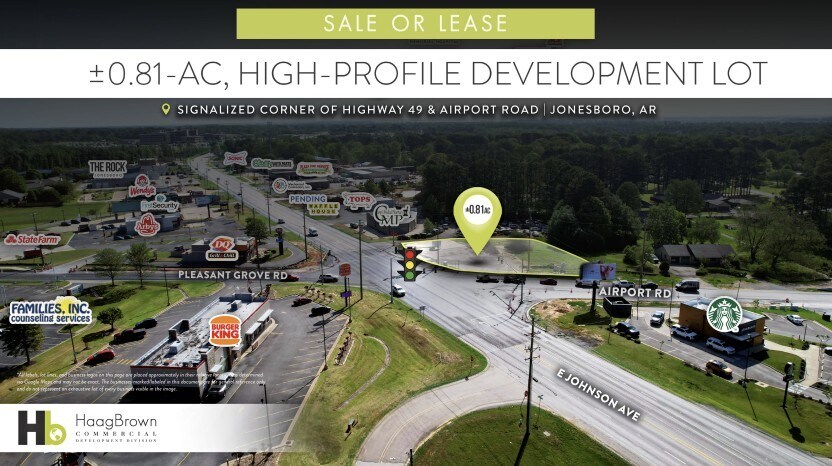 More Photos Of 1722 Airport Rd, Jonesboro Land For Lease