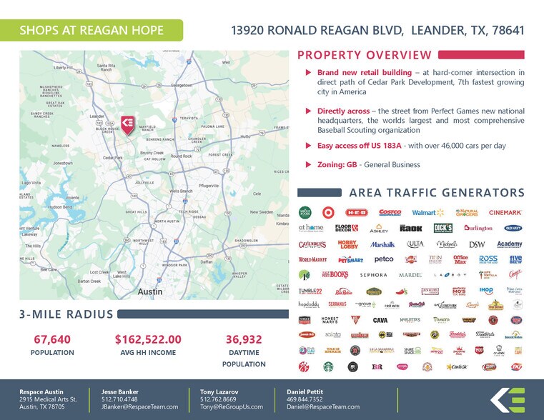 More Photos Of 13920 Ronald W Reagan Blvd, Leander General Retail For Lease