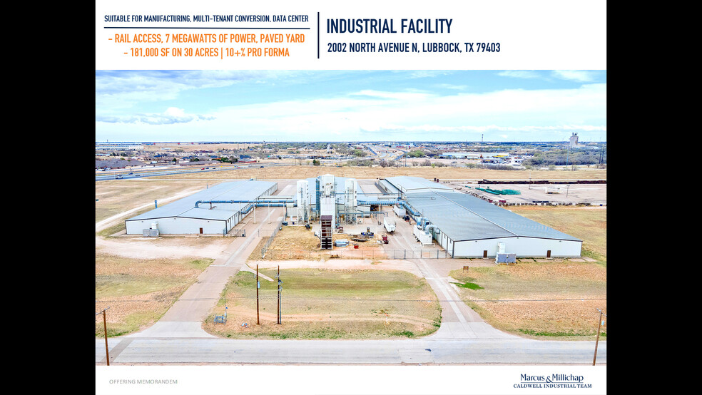 Primary Photo Of 2002 N Avenue N, Lubbock Manufacturing For Sale