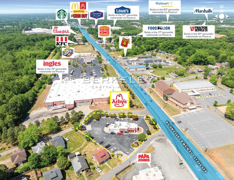 More Photos Of 2216 E Main St, Lincolnton Fast Food For Sale