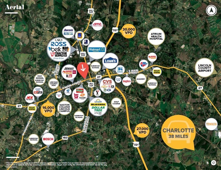 More Photos Of 1129 E Main St, Lincolnton Freestanding For Sale