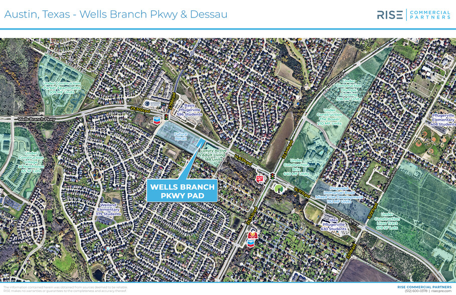 Primary Photo Of SWC Wells Branch Pkwy @ Dessau Rd., Pflugerville Land For Sale