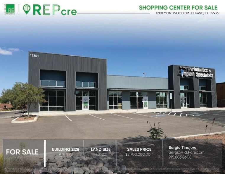 Primary Photo Of 12101 Montwood Dr, El Paso Storefront Retail Office For Sale